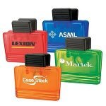 Clip magnetico rectangular, sostenedor de notas con iman en parte trasera - Imagen 2