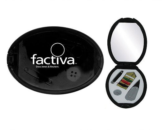 Costurero ovalado plastico slim con espejo