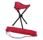 Silla triangular de nylon , tripode, en su estuche