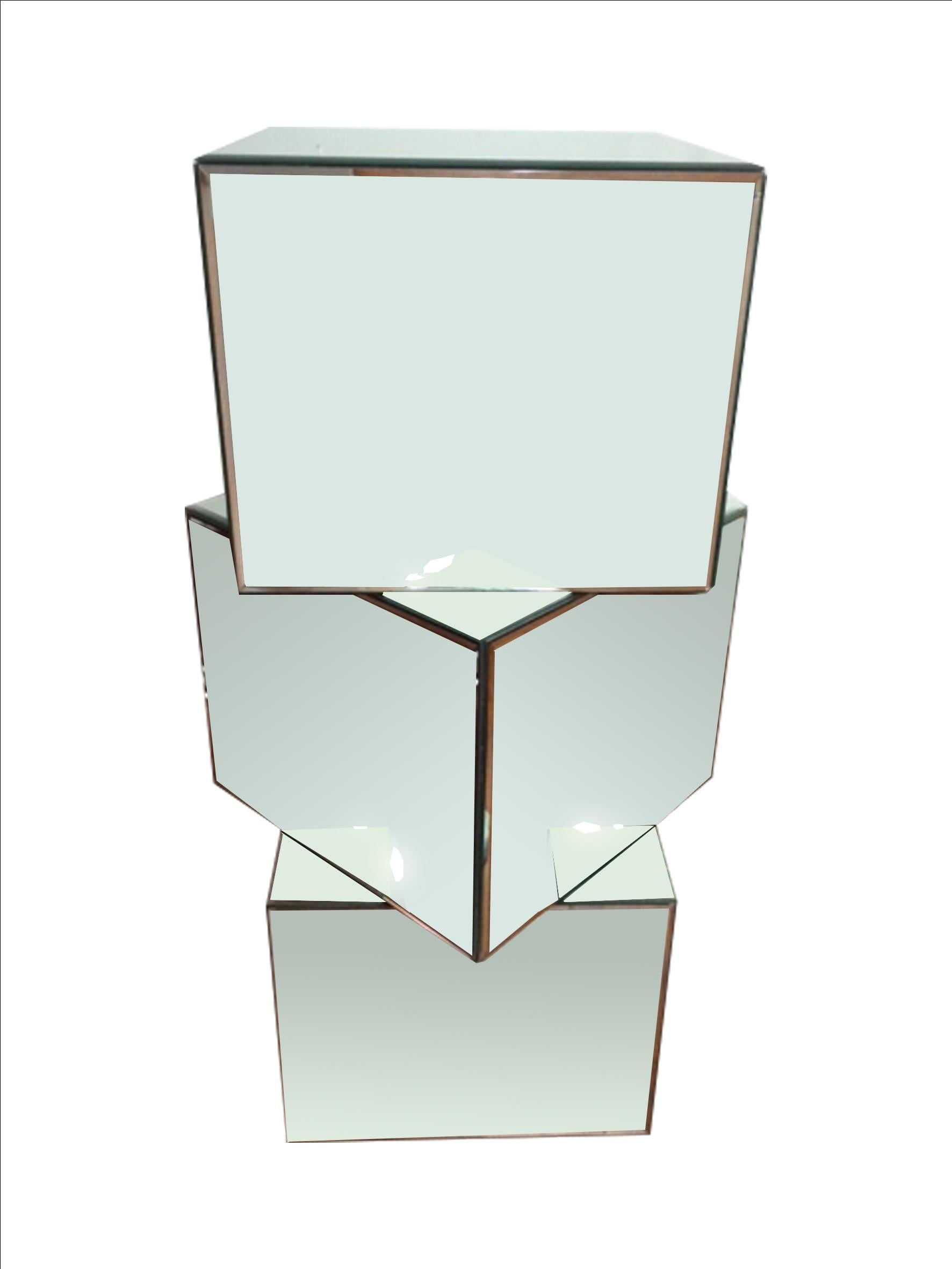 Pedestal de Espejos en cubos