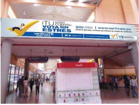 Vallas publicitarias terminal de albrook (puente 1/1 àrea norte)